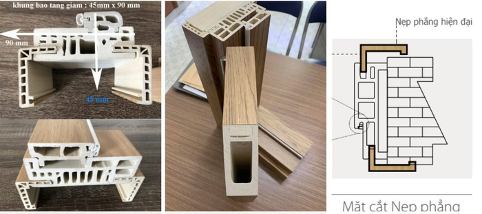 giá cửa nhựa gỗ composite